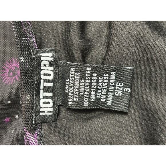 Hot Topic Dress Womens 3XL Skater Mesh Overlay Space Alien Galaxy Pockets - Picture 3 of 6